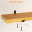 Wood Wall Mounted Floating Shelf
