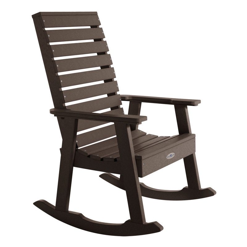 Chaise berçante Deloren, Brun