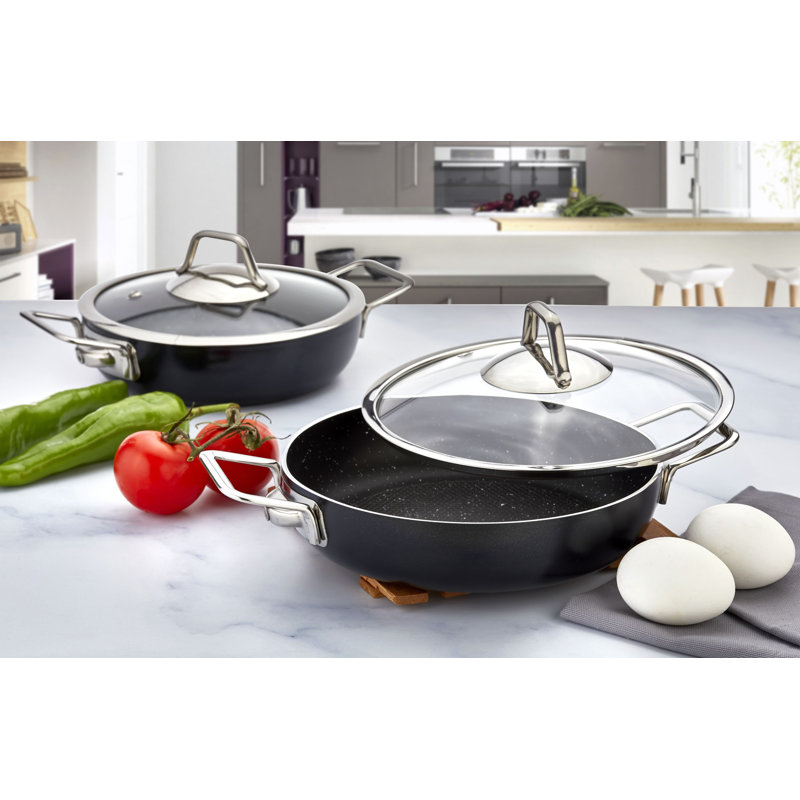 Elio Aluminum Non-Stick Frying Pan Set