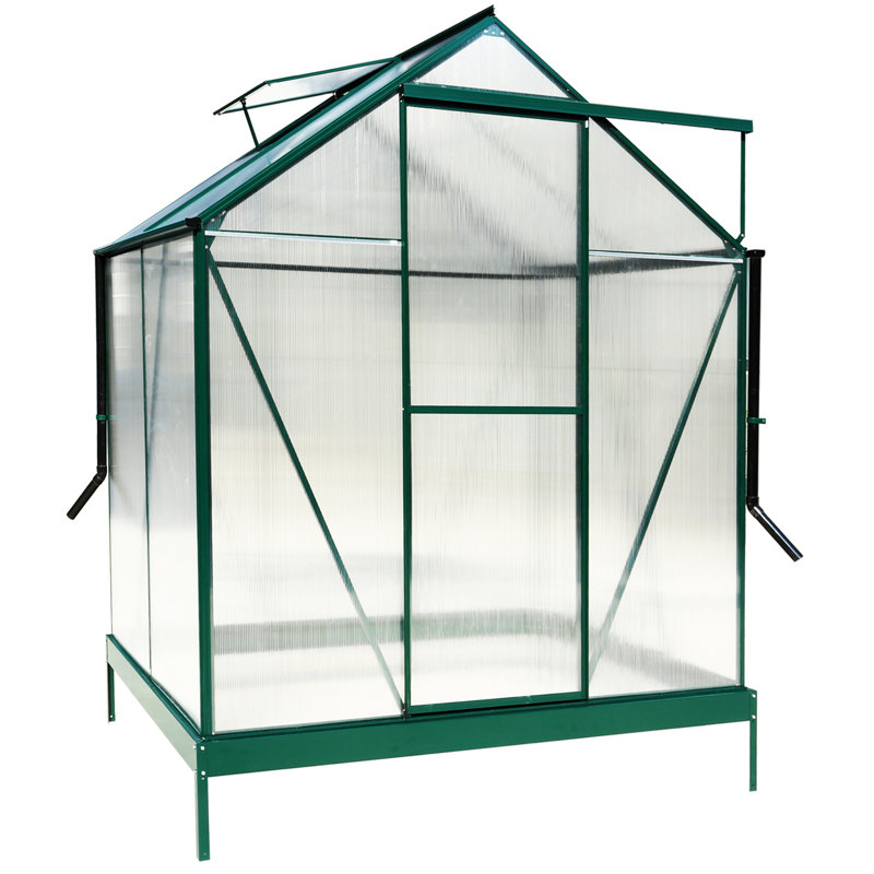 Serre en polycarbonate, Vert, 51.2"