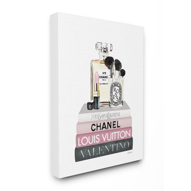 Art mural sur toile surdimensionné Fashion Essentials Dessus Glam Designer par Amanda Greenwood, H 30 po x l 24 po x 1,5 po