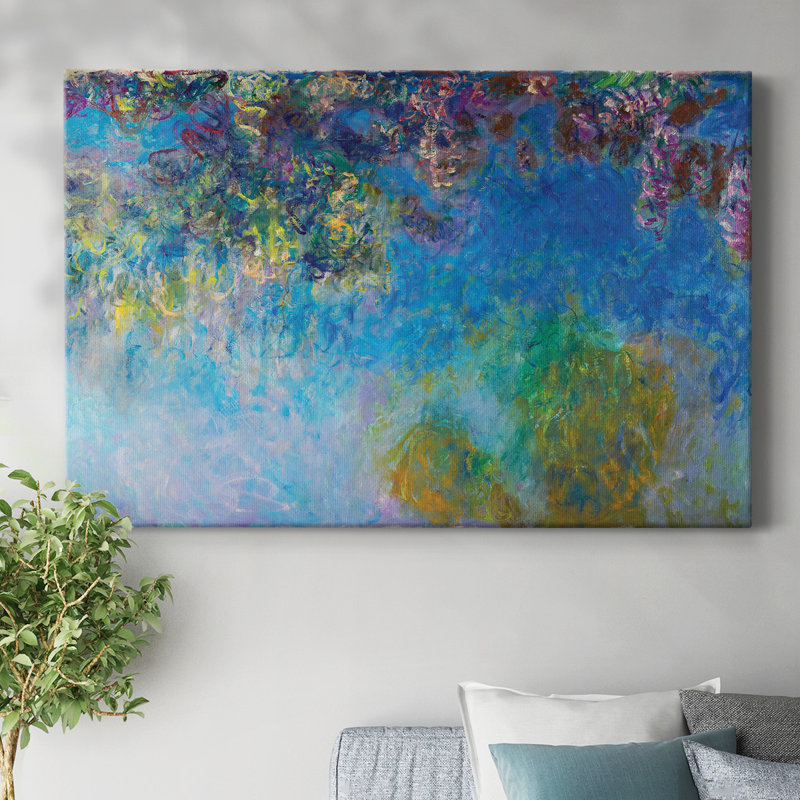 Wisteria-Gallery Wrapped Canvas, 8" H x 12" W