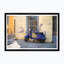 Blue Scooter Print by Tim Klein