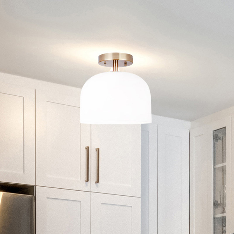 Dewit Glass Flush Mount