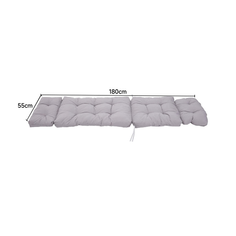 Outdoor Seat/Back Cushion, Grey