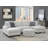 Ranger Gray Round Ottoman