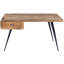 Anuri Natural Wood & Metal Desk