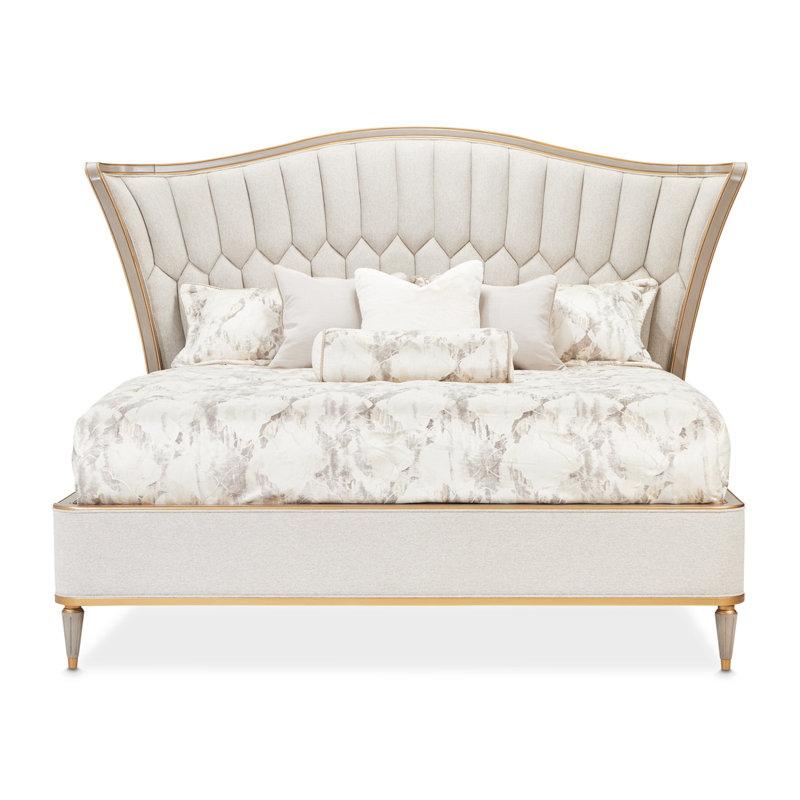 St. Charles Queen 4-Piece Bedroom Set - Dove Gray, King