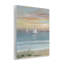 Plaque murale côtière de voiliers au crépuscule, design par Sally Swatland