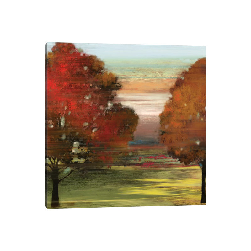 Flow Trees II by Allison Pearce - Wrapped Canvas Painting, 45.72 cm H x 45.72 cm W x 3.175 cm D
