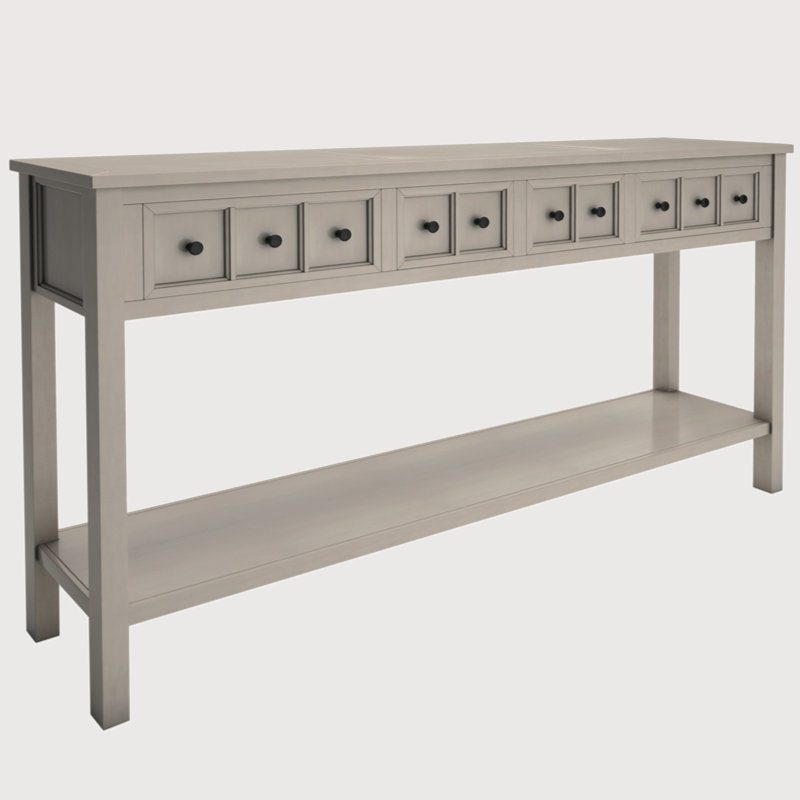Console Rustic, Gris délavé