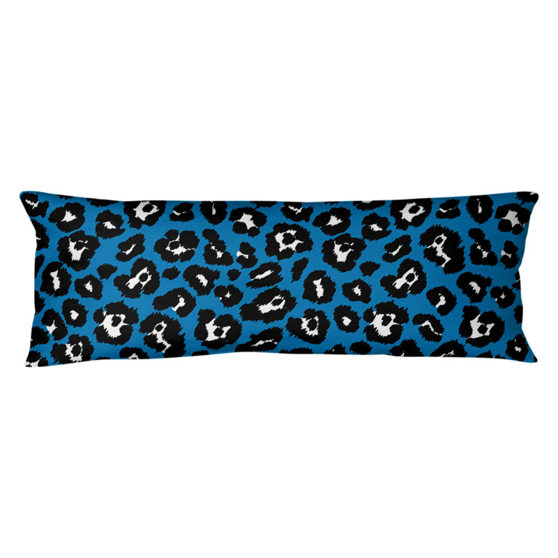 Coussin de support moyen en polyester/bourre en polyester Detroit, polyester, Bleu / blanc
