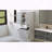 Tall Storage Cabinet with Two Laundry Baskets and Drawer - White-1333248166