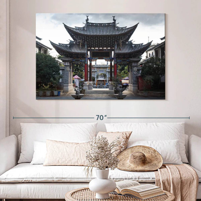 Pavillon du parc chinois Lilie, H 34 po x l 51 po