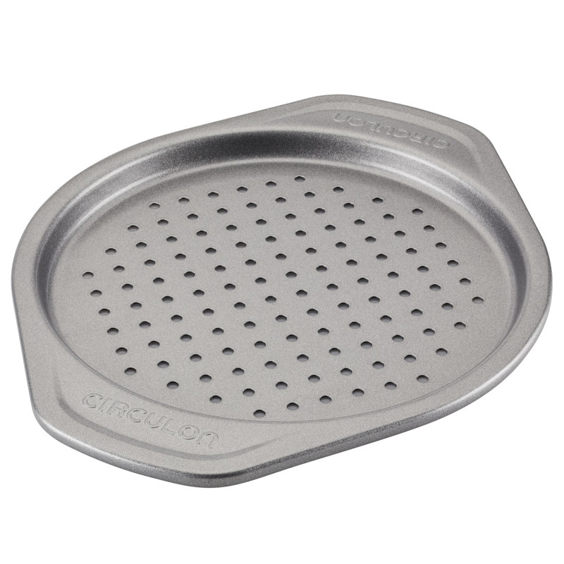 Circulon Total Bakeware Nonstick Toaster Oven and Personal Pizza Pan Baking Set, 4 Piece
