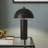 York 15" Tall Mini Lamp with Metal Shade-1230243824