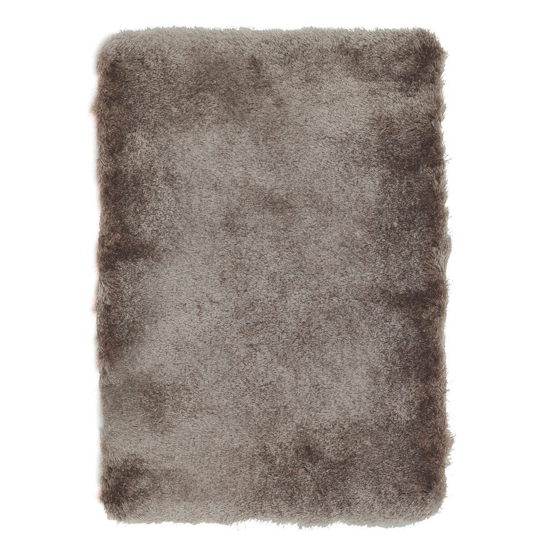 Elana Solid Colour Shag Area Rug, Rectangle 160 x 230cm