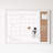 Thomas Martha Stewart Magnetic Dry Erase Monthly Calendar and Cork Board Combo with Included Marker, Magnets-89798293
