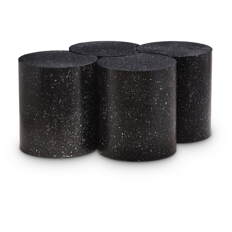 Ensemble de table de groupage Hylie Drum 4, Noir