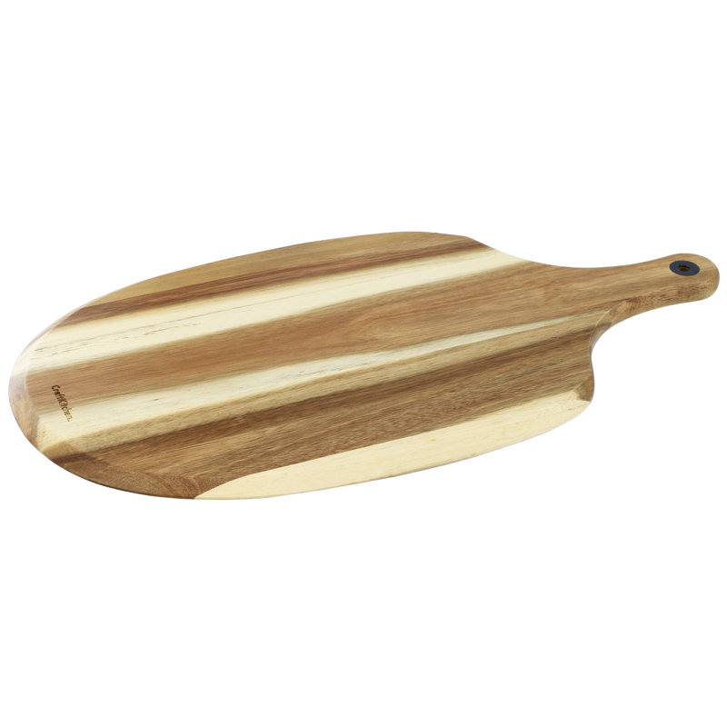 Grande planche à pain d’acacia en bois de cuisine artisanale