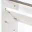Armoire de cuisine cannelée avec 3 tiroirs à clavier et 6 tablettes de porte, armoire de rangement autoportante réglable-5895874