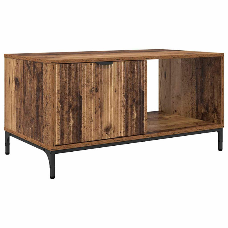 Coffee Table with Storage, Old Wood