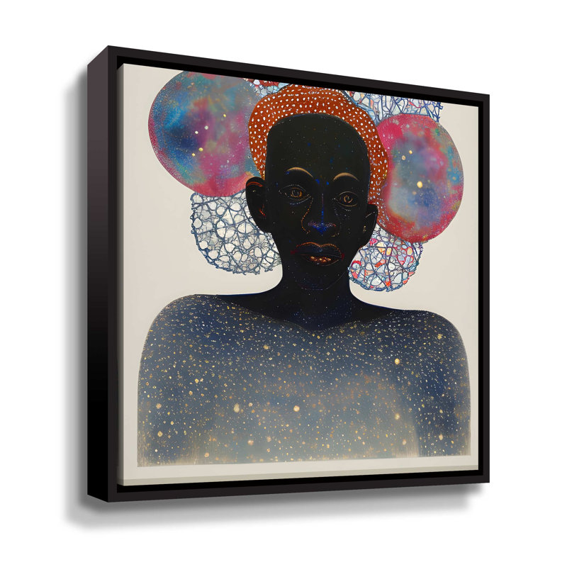 - Impression sur toile, Toile encadrée noire, H 10 po x l 10 po x P 2 po