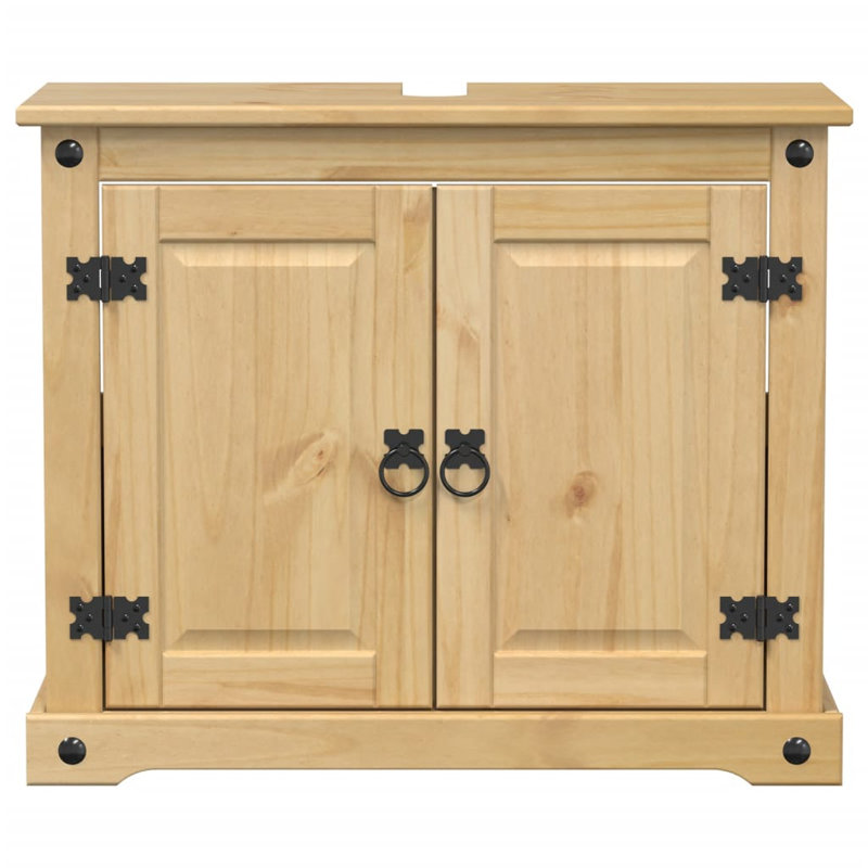 Armoire pour lavabo de salle de bain vidaXL Miel