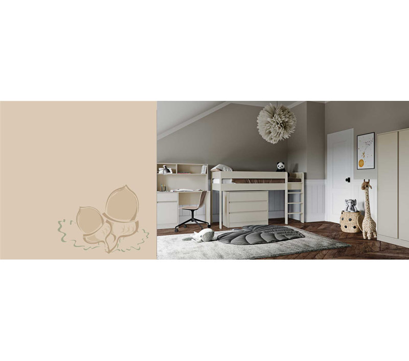 LA Furniture 2 Door Wardrobe