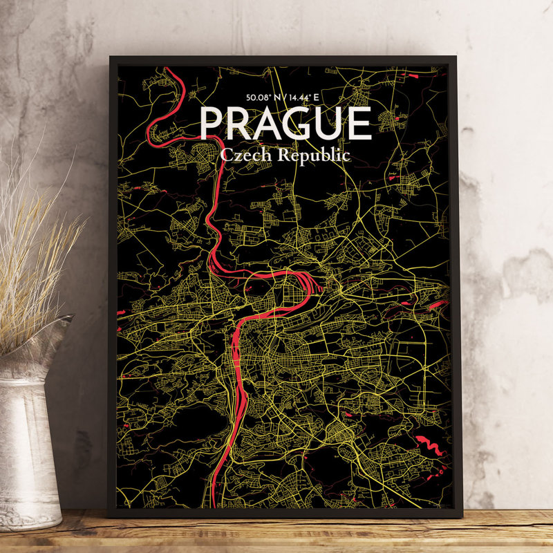 Prague - No Frame Print, 43.2cm H x 27.9cm W x 0.1cm D
