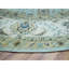 11'10"x11'10" Blue Shah Abbas Vines Design Hand Knotted Wool Round Rug 0CE3BB3247D041DB97C1BC20CF071537