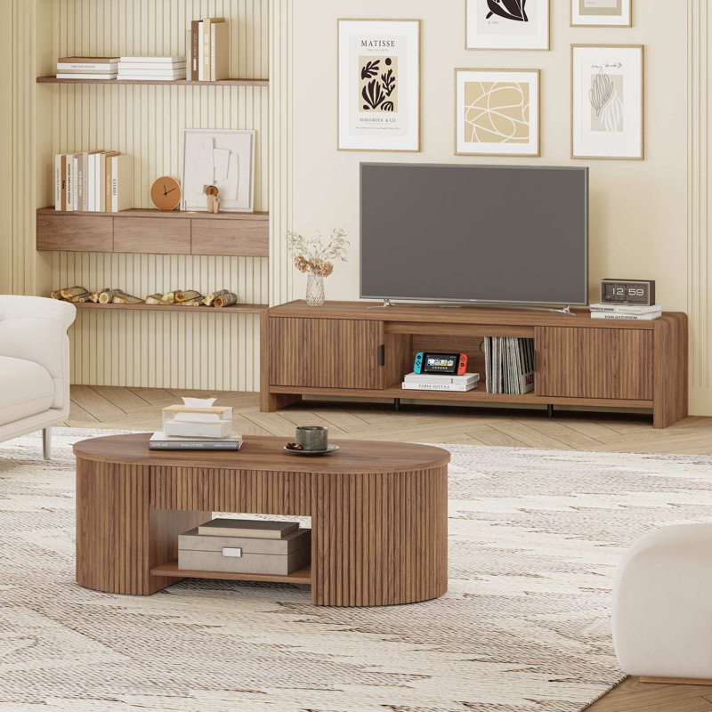 Table basse Guinna, Noyer