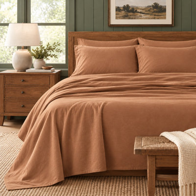 100% Turkish Cotton Flannel Sheet Sets