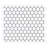 Bliss Edged Hexagon 1" Honeycomb Mosaic Floor & Wall Tile-62909492