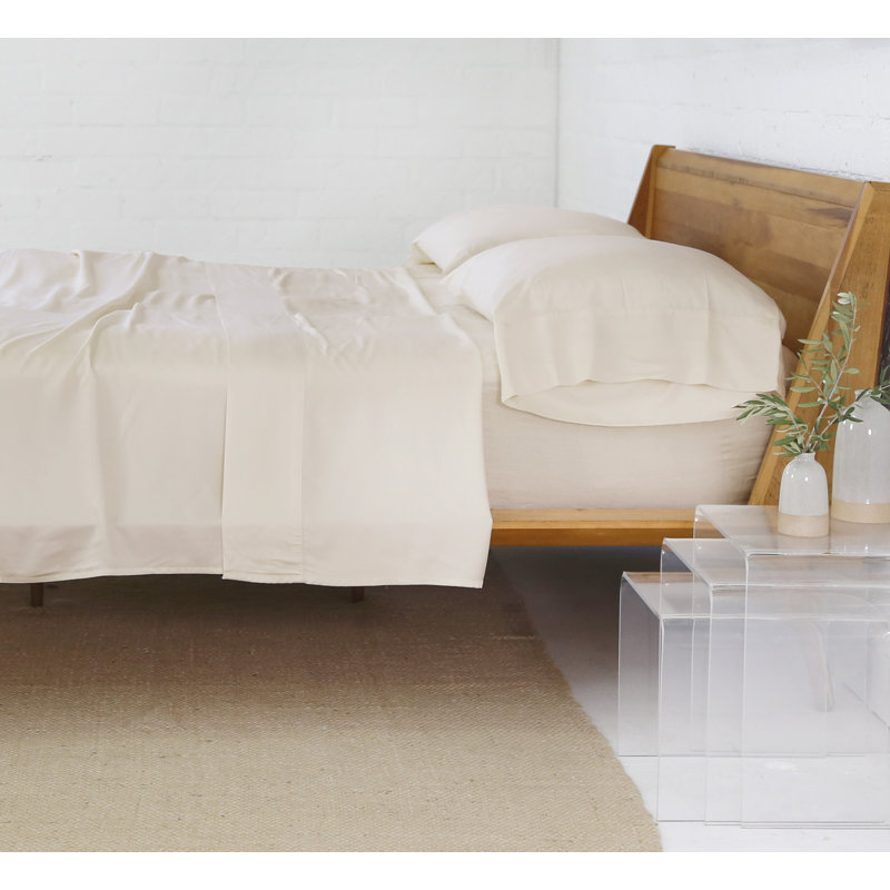 Parker Bamboo Sateen Sheet Set , Queen, Sand