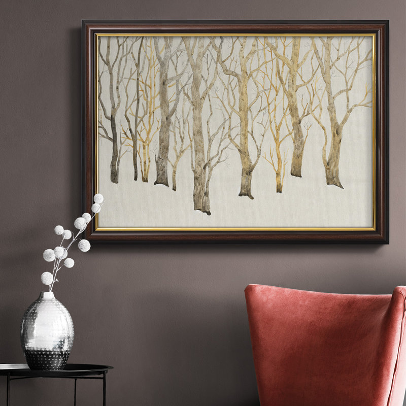 «Bare Trees I», toile encadrée de qualité supérieure, prête à être accrochée, H 16 po x l 20 po x P 1 po