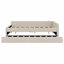 Lit plateforme tapissier avec port USB et gigogne-591054742