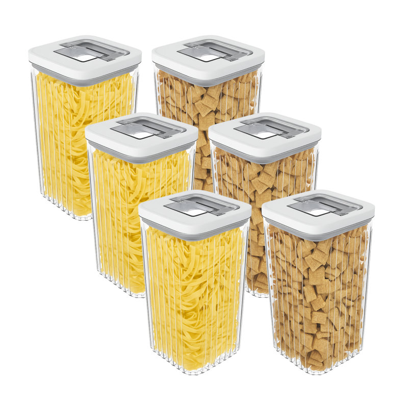 Ensemble de 6 contenants cannelés hermétiques (88 oz), 88 oz
