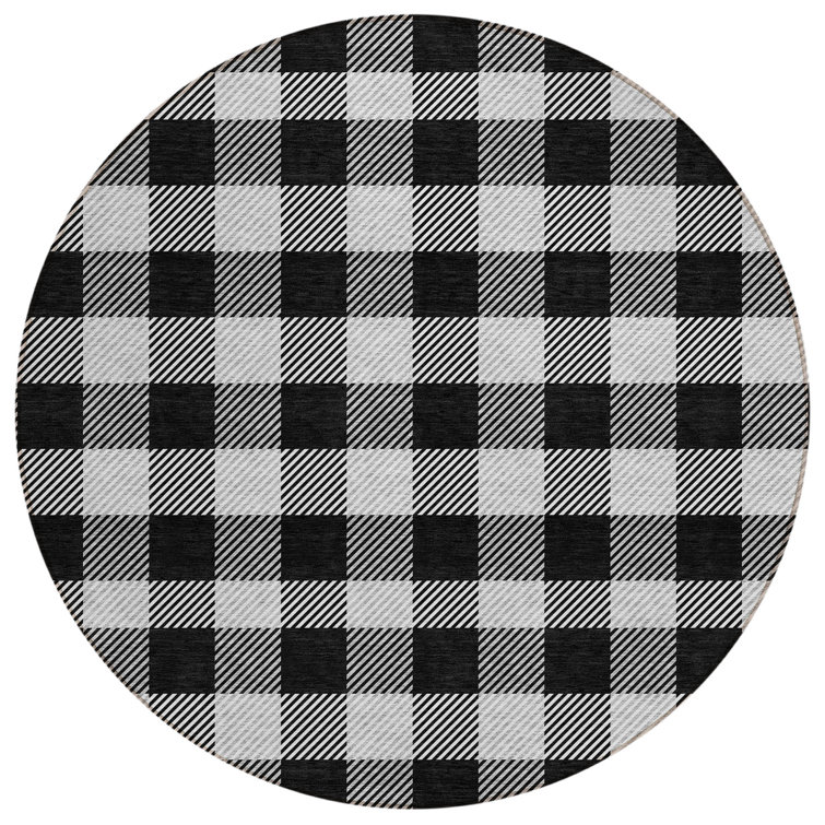 Colzie Plaid Indoor / Outdoor Rug