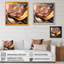 «Stylish Glam Flowers III», reproduction sur toile-87380770-87380771