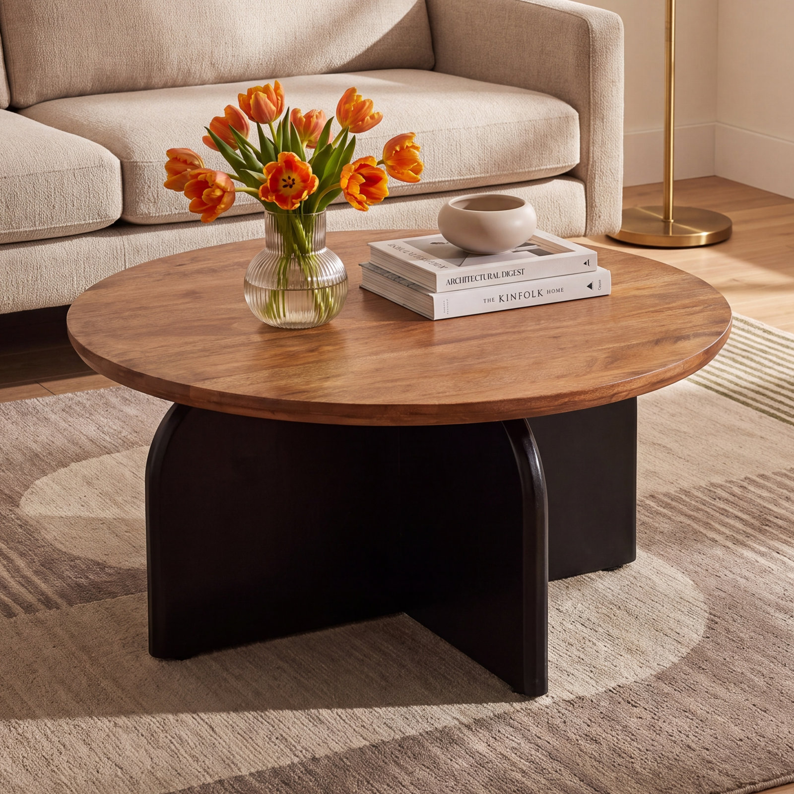 Cenia Solid Wood Single Coffee Table