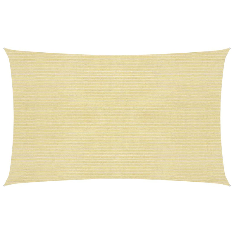 Attalus Rectangular Shade Sail, Beige, 2m x 5m