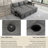2 - Piece 83.5'' Upholstered L-Shape Sectional-620997993