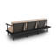 245 cm W Patio Sofa with Cushions-116838661
