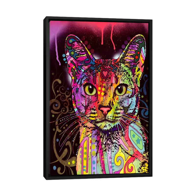 Abyssinien par Dean Russo - impression sur toile tendue, H 26 po x l 18 po x P 1,5 po, Cadre noir