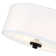 Dondie Flush Mount Ceiling Light Fixture with Fabric Shade