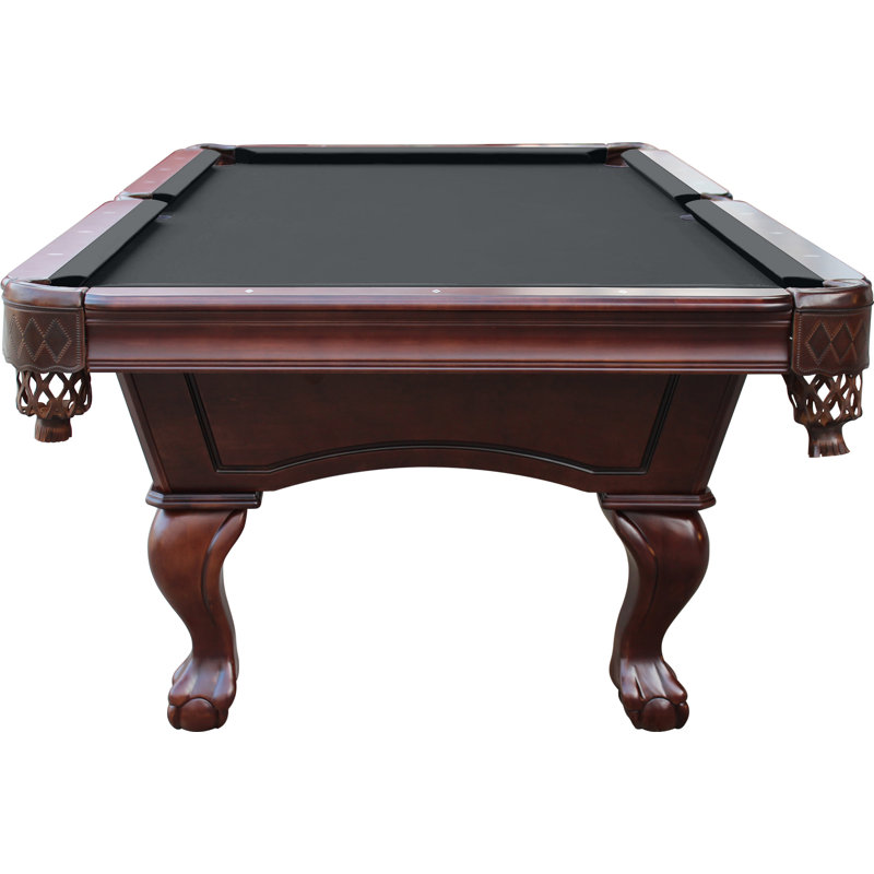 Charles River 8' Slate Pool Table with Professional Installation Included, Espresso, Charcoal
