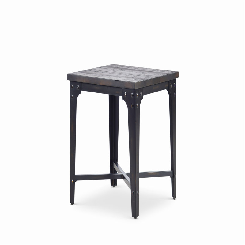 Jasemin Solid Wood Top End Table
