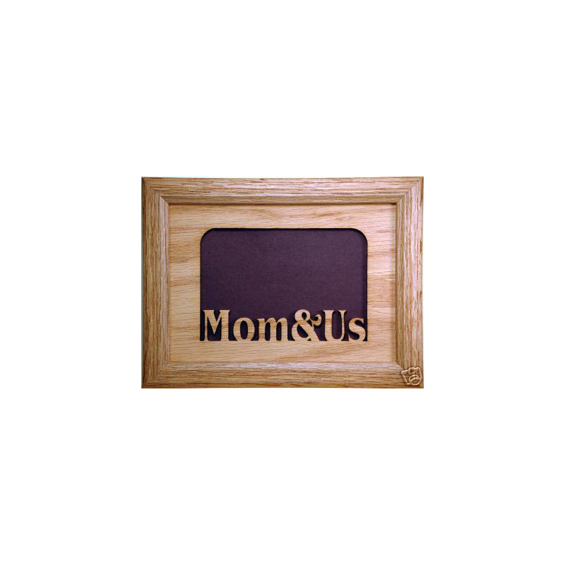 Oak Solid Wood Picture Frame with Mat