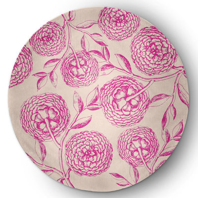 Chenille Floral Indoor Rug
